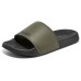 Skechers Side Lines Rubber Sole Slide Slippers Men's Olive Green 39.5