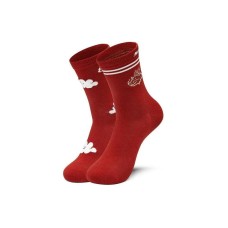 Skechers New Year Mid-Calf Socks Unisex 2 Pack Brick Red 2 Pack (Brick Red/03LZ), S