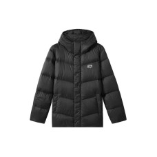 Skechers Colorful Down Jacket Unisex Carbon Black Carbon Black 0018, M