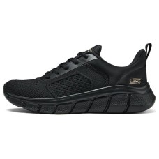 Skechers Breathable And Lightweight Low Top Running Shoes Women's Black Черный, 36