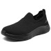 Skechers WOMEN'S GO WALK Breathable Lightweight Low-Top Casual Shoes Women's Black Черный, 38