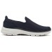Skechers Go Walk 6 Cushioning Anti-Slip Wear-Resistant Breathability Low-Top Casual Shoes Men's Blue 44