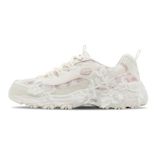 Skechers Mist Anti-Slip Wear-Resistant Low-Top Casual Shoes Women's White Pink 37