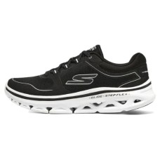 Skechers Go Run Glide-Step Anti-Slip Wear-Resistant Low-Top Running Shoes Men's Black White 42.5