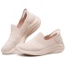 Skechers Slip Ins Hands Free Slip-Ins Cushioning Wear-Resistant Low-Top Casual Shoes Women's Beige Бежевый, 35