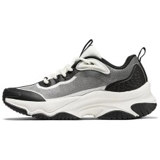 Skechers Street Slip Resistant, Abrasion Resistant, Breathable Low Top Running Shoes Women's Black White Черно-белый, 38