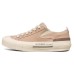 Skechers New Moon Low Top Canvas Shoes Brown Women's 36