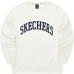 Skechers Sweatshirt Unisex Marshmallow White Белый, XS