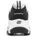 Skechers D'LITES 1.0 Anti-Slip And Wear-Resistant Warm Low-Top Chunky Sneakers Women's Black White Черно-белый, 37.5