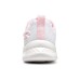Skechers Girls Cushioning Wear-Resistant Low-Top Kids' Running Shoes White Pink Teenagers белый/светло-розовый, 34