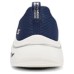Skechers WOMEN'S GO WALK Anti-Slip Wear-Resistant Low-Top Casual Shoes Women's Blue White Синий Белый, 35