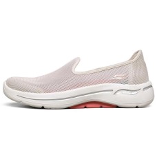 Skechers Go Walk Arch Fit Loafers Pink/White Women's 39