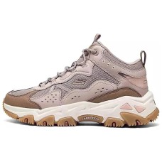 Skechers OUTDOOR Breathable Height Increasing Rebound Mid-Top Casual Shoes Women's Pink Brown Pink/Multicolor/PMLT, 38.5