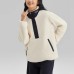 Skechers Velvet-feel Coat Women's Pearl White Белый, S