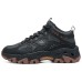 Skechers OUTDOOR MENS Wear-Resistant Slip-Resistant Cushioning Mid-Top Trekking Shoes Men Black Черный, 41