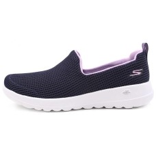 Skechers GO WALK Series Breathable Low Top Casual Shoes Women's Lavender Sea Blue Military Green/Lavender, 37