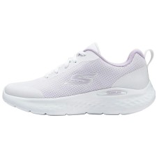 Skechers Go Run Lite Cushioning Low-Top Casual Running Shoes Women's White Purple Белый Фиолетовый, 35.5