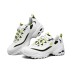 Skechers D'LITES 1.0 Cushioned Wear-Resistant Breathable Low-Top Chunky Sneakers Men's White Black Green 41