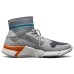 Skechers Block Cushioning Anti-Slip And Wear-Resistant High-Top Casual Shoes Men's Gray White 42