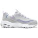 Skechers DLITES Slip Resistant Low Top Chunky Sneakers Women's Light Gray Серый, 36