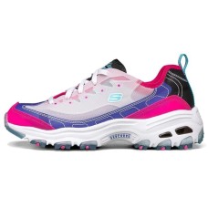 Skechers D'Lites 1.0 Low Top Running Shoes Red Women's 35
