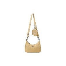 Skechers LeSportsac Collaboration Fabric Shoulder Bag, Crossbody Bag Regular Unisex Beige Umber Beige Umber