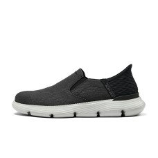 Skechers Cushioned Wear-Resistant Lightweight Low-Top Casual Shoes Men's Black Черный, 44
