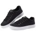 Skechers Bob's Wear resistant And Lightweight Low Top Canvas Shoes Men's Black Черный, 43