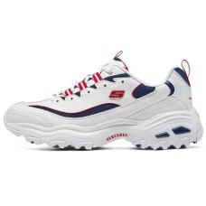 Skechers DLites 1.0 'White Navy Blue Red' 41.5