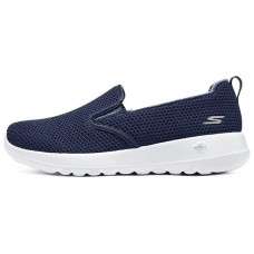Skechers Anti Slip And Wear Resistant Warm Low Top Casual Shoes Women's Blue Gray 38