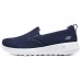Skechers Anti Slip And Wear Resistant Warm Low Top Casual Shoes Women's Blue Gray 38