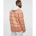Men's Woven Cardigan, Exclusively at Macy's Voltage Orange, S