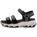 Skechers D Lites Sandals Black Women's 35