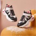 Skechers Anti-Slip Wear-Resistant Mid-Top Kids' Running Shoes Black White Pink Teenagers черный/белый/розовый, 33