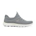 Skechers Durable Breathable Low-Top Casual Shoes Women's Gray Серый, 36