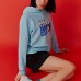Skechers Sweatshirts Women's Sky Blue Голубой, M