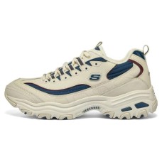 Skechers D'Lites Zip Along Shoes 'Beige Blue' Beige Blue, 42