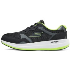 Skechers Go Run Pulse Cushioning Wear-Resistant Low-Top Running Shoes Men's Black Черный/Лимонный, 39.5