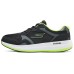 Skechers Go Run Pulse Cushioning Wear-Resistant Low-Top Running Shoes Men's Black Черный/Лимонный, 39.5