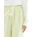 ASOS DESIGN pull on trousers with contrast panel in lime Зеленый, S - US 4-6
