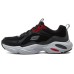 Skechers Stamina Airy Cushioning Anti-Slip And Wear-Resistant Low-Top Chunky Sneakers Men's Black Gray 43