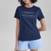 Skechers T Shirts Women's Marine Collegiate Blue Academy Navy, S