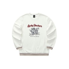 Skechers New Year Sweatshirt Unisex Marshmallow White Marshmallow white 0074, XL