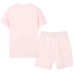Skechers Casual Sportswear Soft Pink Kids' Set (Pastel Pink), 140