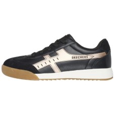 Skechers Anti-Slip Wear-Resistant Low-Top Casual Shoes Women's Black Gold Черный, 39