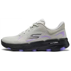 Skechers Women's GO Series Running Shoes Women's Low Top Light Gray/Black light gray/black, 36