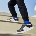 Skechers Anti Slip And Wear Resistant Breathable Low Top Kids' Skateboarding Shoes Black White Kids' Черно-белый, 30