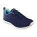 Skechers Cushioning Slip Resistant Low Top Casual Shoes Women's Marine Blue 35