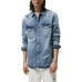 ZARA Denim Jackets Men Blue Синий, S