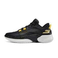 Skechers SKX RESAGRIP Anti-Slip Wear-Resistant Low-Top Training Running Shoes Men's Black Yellow Черно-желтый, 41